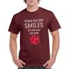 UGP Campus Apparel - When The DM Smiles It's Already Too Late - Funny Tabletop Gaming T-Shirt - Small - Maroon view 4