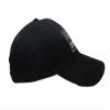 AES Thin Red Line Low Profile Fireman Baseball Cap - Black Firefighters USA Flag Hat view 2