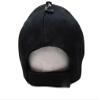 AES Thin Red Line Low Profile Fireman Baseball Cap - Black Firefighters USA Flag Hat view 3