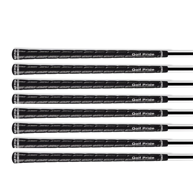Set of 8 - Golf Pride Tour Wrap 2G (Black Standard (60 Round))