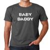 Baby Daddy - Funny for New Dad - Baby Announcement Premium Men's T-Shirt (Small, Charcoal) view 1