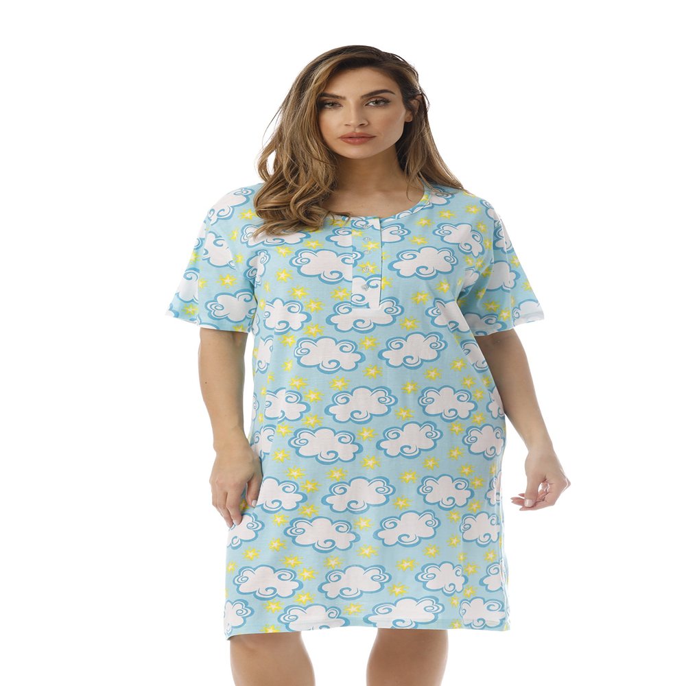 Just Love Short Sleeve Nightgown Sleep Dress for Women Sleepwear 4360-10302-3X