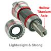 OMNI Racer Worlds Lightest Titanium JIS Square Taper Bottom Bracket (English 68x122.5mm) view 2