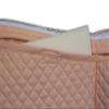 ECP Equine Comfort Products All-Purpose Correction Saddle Pad, Diamond Quilted Design with Adjustable Memory Foam Shims for Customized Fit, Pressure Relief, and Breathable Performance, Peach view 4