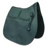 ECP Equine Comfort Products All-Purpose Correction Saddle Pad, Diamond Quilted Design with Adjustable Memory Foam Shims for Customized Fit, Pressure Relief, and Breathable Performance, Hunter Green view 1