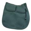 ECP Equine Comfort Products All-Purpose Correction Saddle Pad, Diamond Quilted Design with Adjustable Memory Foam Shims for Customized Fit, Pressure Relief, and Breathable Performance, Hunter Green view 2