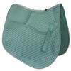 ECP Equine Comfort Products All-Purpose Correction Saddle Pad, Diamond Quilted Design with Adjustable Memory Foam Shims for Customized Fit, Pressure Relief, and Breathable Performance, Turquoise view 1