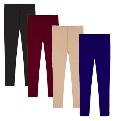 Warm Baby Leggings 4 PK Toddler Winter Soft Leggings for Baby Girl