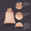 NBEADS 100 Pcs 5.31" Long Burlap Packing Pouches with Drawstring, Linen Burlap Pouches Gift Bags Small Candy Pouch Gunny Sack Bags for Christmas Party Wedding Favors Jewelry Bags, Peru view 3