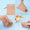 NBEADS 100 Pcs 5.31" Long Burlap Packing Pouches with Drawstring, Linen Burlap Pouches Gift Bags Small Candy Pouch Gunny Sack Bags for Christmas Party Wedding Favors Jewelry Bags, Peru view 4