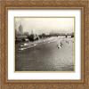 Albany to NY-1932 Outboard Race 2x Matted 18x15 Gold Ornate Framed Art Print view 1
