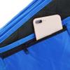 DOWN UNDER OUTDOORS Large Waterproof Windproof Extra Thick 350 GSM Quilted Fleece Stadium Blanket, Machine Washable Camping Picnic & Outdoor, Beach, Baseball,Dog, 82 x 55 (Blue) view 2