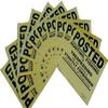 Minuteman Signs Custom Sign, No Trespassing, No Hunting, No Fishing, Posted, Heavy Gauge Vinyl, Yellow view 2