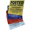 Minuteman Signs Custom Sign, No Trespassing, No Hunting, No Fishing, Posted, Heavy Gauge Vinyl, Yellow view 3