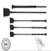 Horse Fare Products Snowbee Shield Popper Jump Bat, 19", 23" and 26" (Orange, 23") view 1