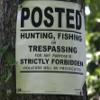 Minuteman Signs Custom Sign, No Trespassing, No Hunting, No Fishing, Posted, Heavy Gauge Vinyl, White view 4