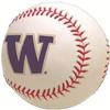 3 Inch Baseball Helmet UW W University of Washington Huskies Logo Removable Wall Decal Sticker Art NCAA Home Room Decor 3 1/4 Inches view 1