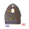 Boat Motor 63V-44514-01 5B CA T15-02010000 Rubber Mount Damper Upper for Yamaha Parsun Marine Outboard E 9.9HP 15HP 2 stroke Engine view 2