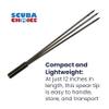 Scuba Choice 12" Stainless Steel 3-Prong Paralyzer Spear Tip, Replacement Pole Head, Durable & Strong, 8mm Female Thread, Ideal for Spearfishing, Hunting Diving (Black) view 4