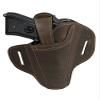 Barsony Ambidextrous Brown Leather Pancake Holster for CZ 100 view 1