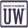 4 Inch UW W University of Washington Huskies Logo Removable Wall Decal Sticker Art NCAA Home Room Decor 4 by 2 Inches