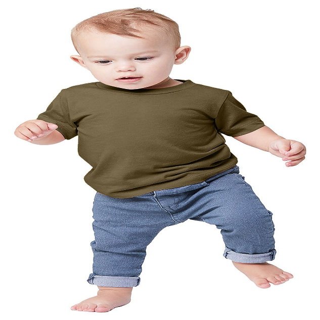 BELLA+CANVAS Infant Triblend Short Sleeve T-Shirt 18-24MOS Olive Triblend