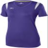 Mizuno Youth Balboa 5.0 Short Sleeve Volleyball Jersey Purple/Silver view 1