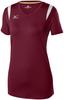Mizuno Youth Balboa 5.0 Short Sleeve Volleyball Jersey Cardinal/Silver view 1