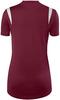 Mizuno Youth Balboa 5.0 Short Sleeve Volleyball Jersey Cardinal/Silver view 2