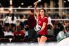 Mizuno Youth Balboa 5.0 Short Sleeve Volleyball Jersey Cardinal/Silver view 3