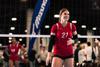Mizuno Youth Balboa 5.0 Short Sleeve Volleyball Jersey Cardinal/Silver view 4