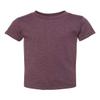 BELLA+CANVAS Toddler Jersey Short-Sleeve T-Shirt 4T Heather Maroon view 1