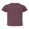 BELLA+CANVAS Toddler Jersey Short-Sleeve T-Shirt 4T Heather Maroon view 3