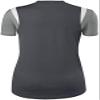 Mizuno Balboa 5.0 Short Sleeve Volleyball Jersey, Youth Large, Charcoal/Silver view 2
