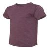Bella + Canvas Toddler Jersey Short-Sleeve T-Shirt 3T HEATHER MAROON view 2