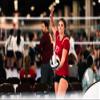 Mizuno Balboa 5.0 Short Sleeve Volleyball Jersey, Youth Medium, Charcoal/Silver view 2