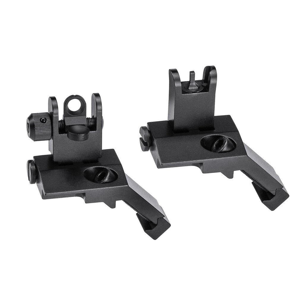 Barska AW13260 Flip-Up 45 Degree Offset Sight Set, Black
