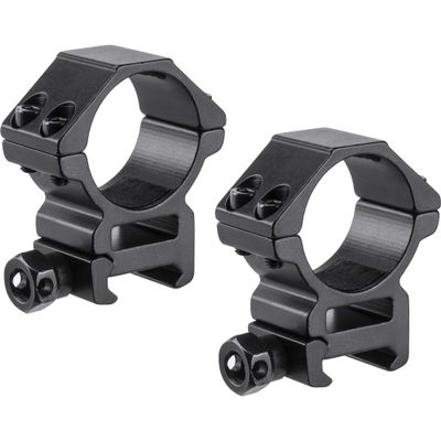 BARSKA AI13188 Medium 30mm Weaver Style Hq Rings Black