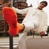 FALKE Unisex Cool Kick Sneaker Socks, Breathable, Cooling Effect, Polyester, Ankle Length, Everyday Colorful Sock, Orange (Flash Orange 8034), 10.5-11.5, 1 Pair view 4