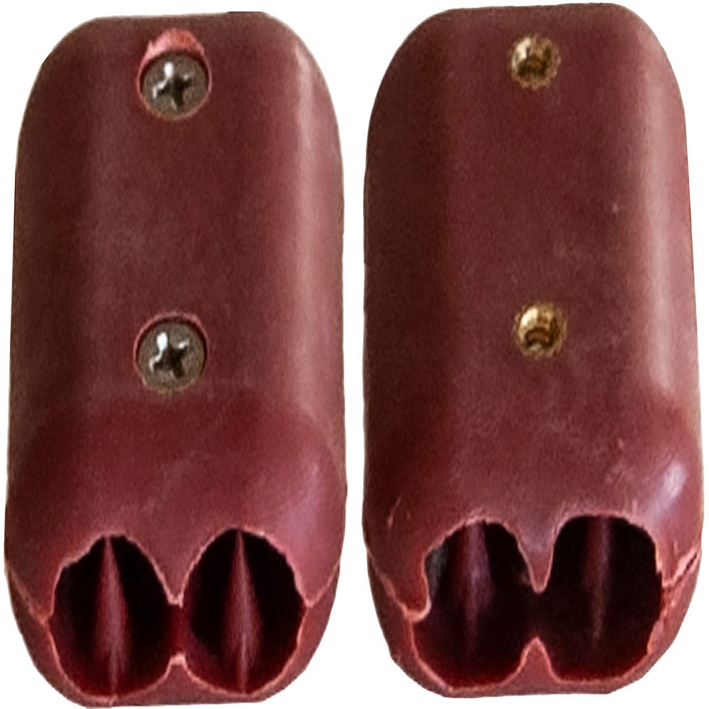 1/2 Inch Double OT Reusable Rope Clamp 2 - Pack (Red)