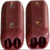1/2 Inch Double OT Reusable Rope Clamp 2 - Pack (Red) view 1