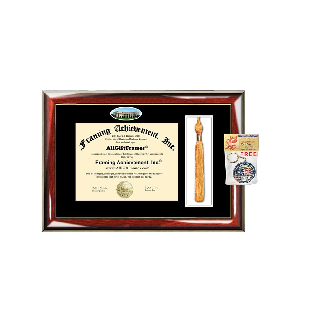 AllGiftFrames Case Western Reserve University Tassel Diploma Frame Graduation CWRU Tassel Box School Campus Photo Custom Degree Framing Gift Bachelor Master MBA Doctorate PHD Certificate Holder Case