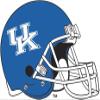 6 Inch Football UK University of Kentucky Wildcats Logo Removable Wall Decal Sticker Art NCAA Home Room Decor 6 by 5 Inches view 1