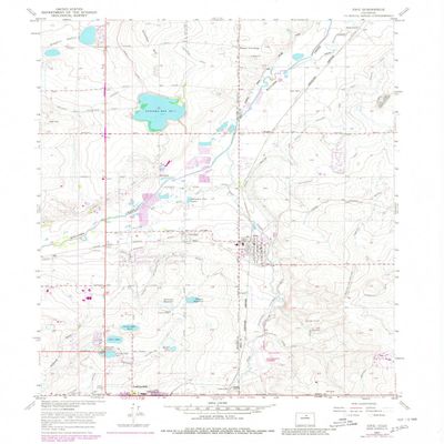 YellowMaps Erie CO topo map, 1:24000 Scale, 7.5 X 7.5 Minute, Historical, 1967, Updated 1980, 26.9 x 22 in - Tyvek