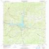 YellowMaps Lake Lure NC topo map, 1:24000 Scale, 7.5 X 7.5 Minute, Historical, 1982, Updated 1992, 26.7 x 21.7 in - Tyvek view 1