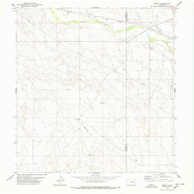 YellowMaps Aroya CO topo map, 1:24000 Scale, 7.5 X 7.5 Minute, Historical, 1978, Updated 1978, 26.8 x 21.9 in - Tyvek