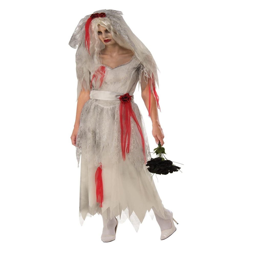 Rubies Women's Ghost Bride Adult Costume, as Shown, Medium