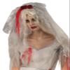 Rubies Women's Ghost Bride Adult Costume, as Shown, Medium view 2