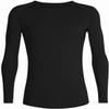 Icebreaker Merino Men's 200 Zone Long Sleeve Crew Neck Shirt, Jet Heather/Black/Mineral, Medium view 1
