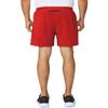 baleaf Men's 5" Running Athletic Shorts Zipper Pocket for Workout Gym Sports Lightweight Quick Dry Red Size L view 2